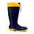 Bota Baspan Nautica Pvc Azul/amar C.Longo N42 - Imagem 1