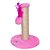 Arranhador Poste Sisal Pelucia Grande Rosa - Imagem 1