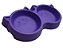 Comedouro Duplo Gato Lilas 500ml (pet Inj - Imagem 1