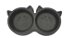 Comedouro Duplo Gato Preto 500ml (pet In - Imagem 1