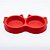 Comedouro Duplo Gato Vermelho 500ml (pet - Imagem 1