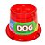 Comedouro Funcional Glitter 250ml Vermelho - Imagem 1