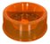 Comedouro Glitter Medio 1000ml Laranja - Imagem 1