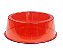 Comedouro Glitter Medio 1000ml Vermelho - Imagem 1