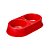 Comedouro Duplo Patinhas 2000ml M/g Vermelho - Imagem 1