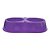 Comedouro Duplo Patinhas 2000ml M/g Lilas - Imagem 1