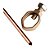 Haste P/ Aterramento 3/8 1 Mt C/ Conector - Imagem 1