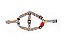 Peitoral Malu Pet Floral Grde 25mm - Imagem 1