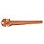 Poleiro Grande 28cm Branco/marron - Imagem 1