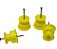 Isolador Roldana 36 X 36 Amarelo C/50- Monitor - Imagem 1