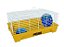 Gaiola Hamster Home Amarela H-09 B-1 - Imagem 1