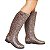 Bota Galocha Kesttou Kt044 Cano Longo - Marrom/38 - Imagem 1