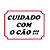 Placa G - Cuidado Com o Cao - Imagem 1
