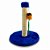Arranhador Cat Crazy Mini Poste Azul Pet - Imagem 1