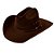 Chapeu Flocado Country Marrom G  - Regalo - Imagem 1