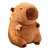 Brinquedo Capivara em Pe T.U. - Bicho Com Luxo - Imagem 1