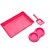 Kit Higienico Para Gatos Rosa - Four Plastic - Imagem 3
