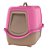 Banheiro Coberto Wc Catnew Gold Rosa - Imagem 1