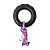 Brinquedo Pneu Black C/corda Grande - 2d Pet - Imagem 1