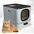 Sanitario Sandbox Premium Cinza-Forpets - Imagem 1