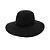 Chapeu Panca de Burro La Sintetica Aba 10cm Preto - Tam: 56 - Rio Branco - Imagem 1