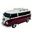 Caixa de Som Bluetooth Modelo Kombi Vinho - Imagem 1