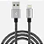 Cabo USB Para Lightning 1 Metro Metalizado 2.1A Kingo - Imagem 1