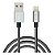 Cabo Para Lightning 1 Metro Metalizado 1000mm Kingo - Imagem 1