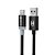 Cabo Turbo USB Lightning 2 Metros Preto Hrebos HS-101 - Imagem 1