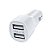 Carregador Veicular Tipo C USB 2.4A Branco Hrebos HS-80C - Imagem 4