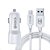Carregador Veicular Hrebos Para Lightning 2.4A HS-80i - Imagem 1