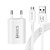 Carregador Completo Micro USB V8 1.2A Hrebos HS-102V - Imagem 1