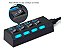 HUB Kapbom 4 Portas USB Com Controle Individual Liga Desliga KA-H4U - Imagem 2