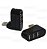 HUB Knup 3 Portas Rotação 180 Graus USB Horizontal Vertical HB-T82 - Imagem 1