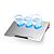 Suporte Knup Para Notebook Com 3 Fans e Borda Luminosa RGB SP-237 - Imagem 1