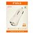 Fonte Veicular AlphaGold Com Duas Entradas USB 3.1A Branco CJ10-4 - Imagem 1