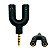 Cabo Adaptador XCELL P2 Para Dois P3 Fone e Microfone XC-ADP-12 - Imagem 1