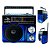 Rádio Grasep Retrô Portátil FM AM D-1602 - Imagem 1