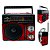 Rádio Grasep Retrô Portátil FM AM D-1602 - Imagem 2