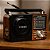 Rádio Retrô AM FM USB Receptor 9 Bandas Recarregável BM-S1088 - Imagem 2