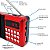 Rádio Portátil FM Bluetooth Entrada SD Recarregável Aiker MTJ-2006 - Imagem 4