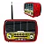Rádio Retrô Recarregável AM FM Bluetooth Entrada USB AUX Idea ID-4035U - Imagem 1
