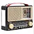Rádio Retrô Bluetooth Recarregável Com Lanterna Inova KV-11120 - Imagem 3