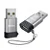Adaptador OTG USB Macho Para Tipo C Fêmea Hrebos AD-209 - Imagem 1