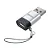 Adaptador OTG USB Macho Para Tipo C Fêmea Hrebos AD-209 - Imagem 6