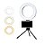 Ring Light 6 Polegadas Tripé Mesa Luz Quente Fria Neutra - Imagem 1