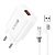 Carregador Completo Micro USB V8 Turbo 18W Hrebos HS-165V - Imagem 1