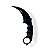 Faca Luatek Lâmina Aço Inox Cabo Em Aço Karambit SLK-D18 - Imagem 1
