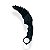 Faca Luatek Lâmina Aço Inox Cabo Em Aço Karambit SLK-D18 - Imagem 2