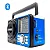 Rádio Retrô Bluetooth Recarregável AM FM USB AUX Grasep D-F10BT - Imagem 1